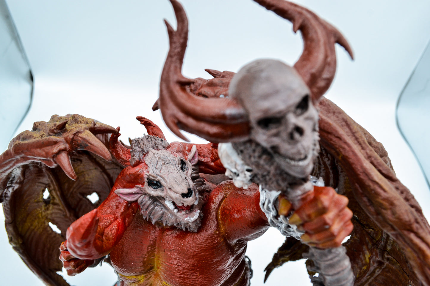 Hand-Painted 3D Printed Orcus, Demon Prince Statue (12-Inch)
