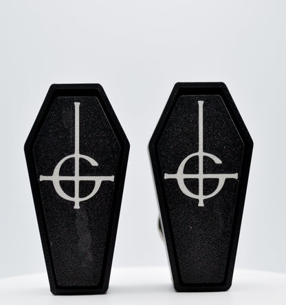 Ghost Band Logo Coffin Fidget Clicker