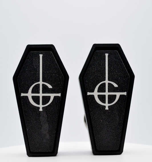 Ghost Band Logo Coffin Fidget Clicker