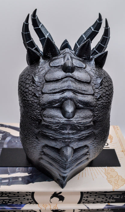 Hand-Painted 3D Printed Dragon Bookends – Majestic Fantasy Display for Your Shelf