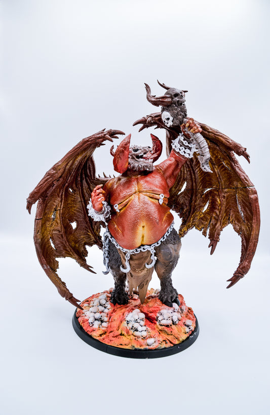 Hand-Painted 3D Printed Orcus, Demon Prince Statue (12-Inch)