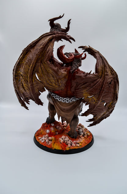 Hand-Painted 3D Printed Orcus, Demon Prince Statue (12-Inch)