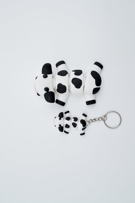 Flexi Articulated Cow Keychain Fidget